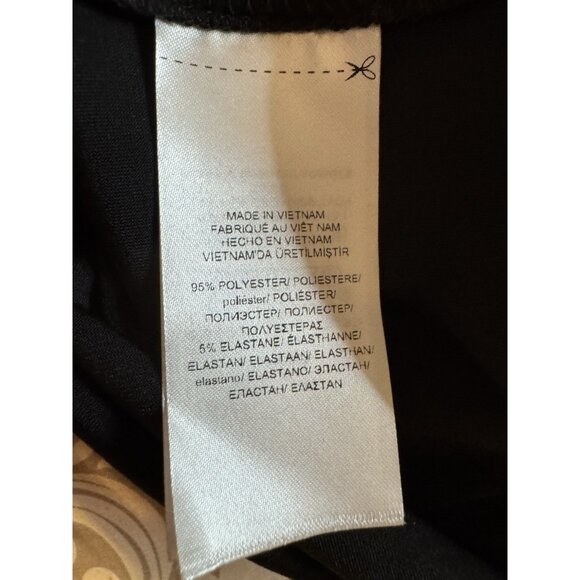 Ralph Lauren Dress Black 16 V Neck Stretch Washable Career Church Cap Sleeve - Picture 12 of 12